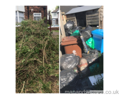 MAN&VAN RUBBISH/WASTE REMOVAL, MANCHESTER, OLDHAM, ROCHDALE, BURY, SALFORD, TRAFFORD, TAMESIDE