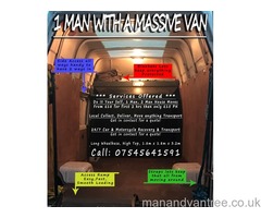 1 Man With A Massive Van Southampton Hampshire