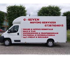 From £20p/h man and van house and office removals Dunstable