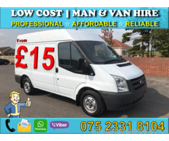 Cheap Man with Van Hire London Harrow - House/Flat/Furniture Removal Moving Collection Delivery