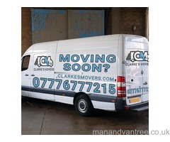 Man and Van from £25 p/h Removal Services Same Day Deliveries Van Hire Hackney Islington