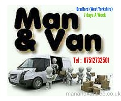 Bradford Man And Van Removal Service From £15, Call Or Text 07512732501