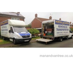 Norfolk & Suffolk man & van local and national removals & transport at realistic costs.