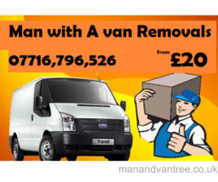 Man with a Van Wolverhampton removals AVAILABLE in short notes