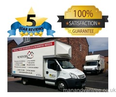 Chesterfield house removals MJ MOVERS Man with a Van, short & long distance