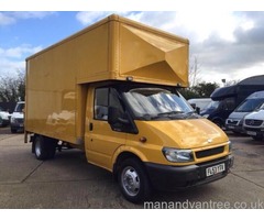 MAN AND VAN NATIONAL AND INTERNATIONAL MOVERS SPECIAL OFFER INTERNATIONAL MOVES LARGE LUTON