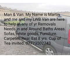 Removal services removals man-van Bath