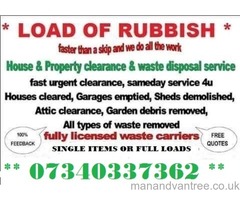 LOAD OF RUBBISH CLEARANCE BERKSHIRE HOUSE GARAGE GARDEN WASTE REMOVAL DEMOLITION PROBATE