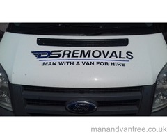 Professional removal company/man with van service large luton van with tailift