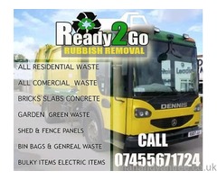 READY2GO rubbish waste collection binbags sheds fence garden concrete