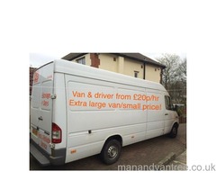 RELIABLE MAN AND VAN HIRE FROM £15 /7DAYS/SHORT NOTICE/COLLECTION/DELIVERY