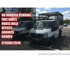 D.D Waste & Rubbish removal SAME DAY SERVICE household garden garage clearance