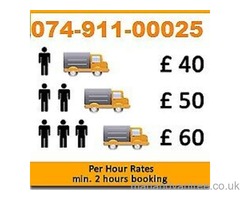 MAN AND VAN HIRE 24/7 REMOVAL SERVICES MOVERS  7.5 TONNE TRUCK MOVING VAN CHEAP WASTE