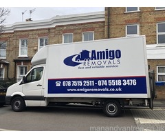 Man and van services in south London, cheap removals from £20 p/ hour, Luton van with tail lift