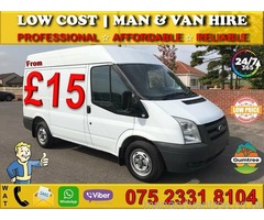 CHEAP MAN & VAN HIRE +7 YEARS ON GUMTREE HOUSE/OFFICE REMOVALS HOME MOVERS & BIKE RECOVERY