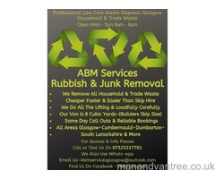 ABM Rubbish & Junk Removals Low Cost-Professional-Fast-Skip Hire Alternative House Clearance