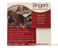 Removals, storage, pianos and man with a van available