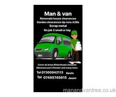 Man and van services wirral Birkenhead Liverpool northwest  and all over the uk