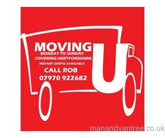 Man & Van Hire in St Albans, Watford, Edgware, Mill-Hill, Finchley