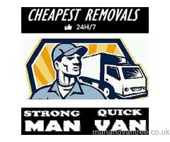 Man & Van, From £20/h, Last minute removals, Single item deliveries