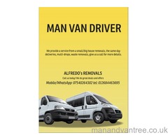 Man van driver located in Basildon, deliveries to all areas the UK