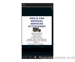 MAN AND VAN Walton Merseyside