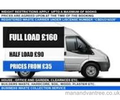 Man & Van Rubbish and waste removal service House, office and garden clearances