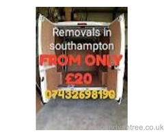 Low cost man and van removals from only £20