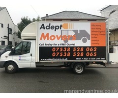 Adept movers. Man/van,logistics.Hayes,Northolt,west Drayton