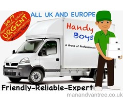 MAN AND LUTON VAN REMOVALS SAME DAY COURIER DELIVERY SERVICE PALLET LIFTER PUMP TRUCK