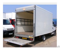 Man with a van Large Luton with tail lift