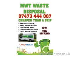 Rubbish removal / waste / man and van / house clearance / scrap metal