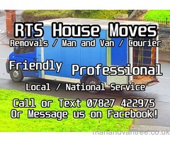 RTS House Moves / Man and Van / Courier