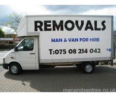 Man and a Van Removals for Hire: don't delay call today!!