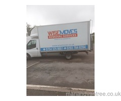 WISE MOVE MAN & VAN SERVICES!! Professional, Reliable & Fast Removal Services