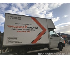 Promising removals van and man services National and international