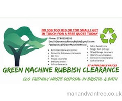 Eco friendly rubbish clearance