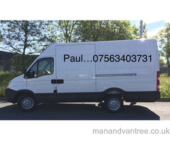 MAN AND VAN HIRE..BOLTON,MANCHESTER,SALFORD,BURY,WIGAN ETC