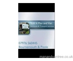 Shift It man and van services Bournemouth & Poole