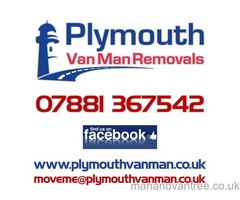 Man And Van House Removals Plymouth