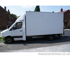 Man and van, removal van service Manchester Salford