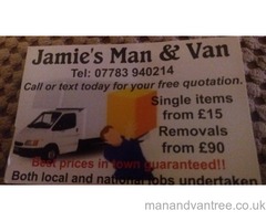 Jamies man and van Mumbles Swansea