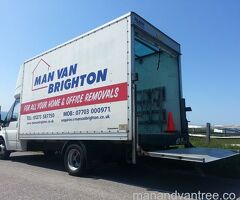 man and van removals Brighton 1-3 man teams available