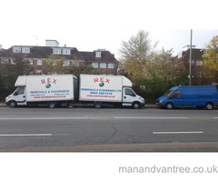 Rex removals and clearance LTD Cheap man van hire Finchley London