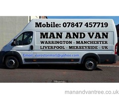 Reliable Man and Van Warrington, Manchester,  Liverpool, all UK