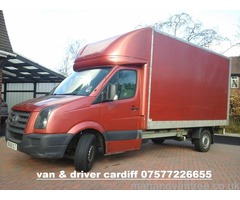 Van and driver Cardiff Removals Van Transport Hire