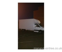 Man and Luton van transport Glasgow Maryhill