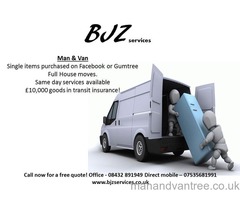 Man and Van Bridgend Removals & Same day Courier