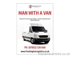 Courier and Man with a van services in Yeovil Somerset