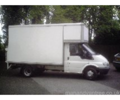 Man with a Large Box Luton Van With Tailgate, Trolley, & Blankets Birmingham